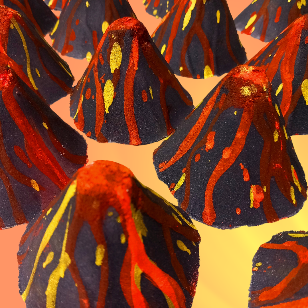 Erupting Volcano- Bath Bomb