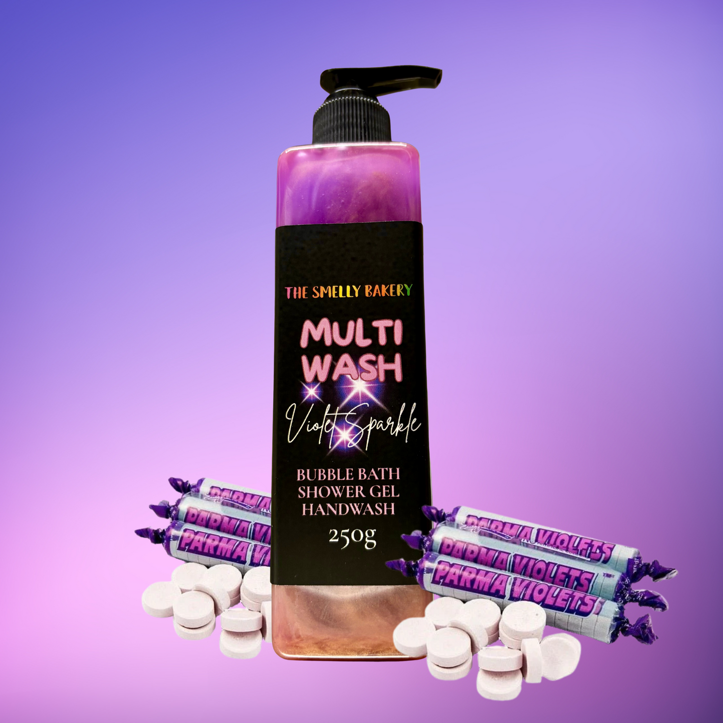 Multiwash 3 in 1- Shower Gel Hand Wash Bubble Bath
