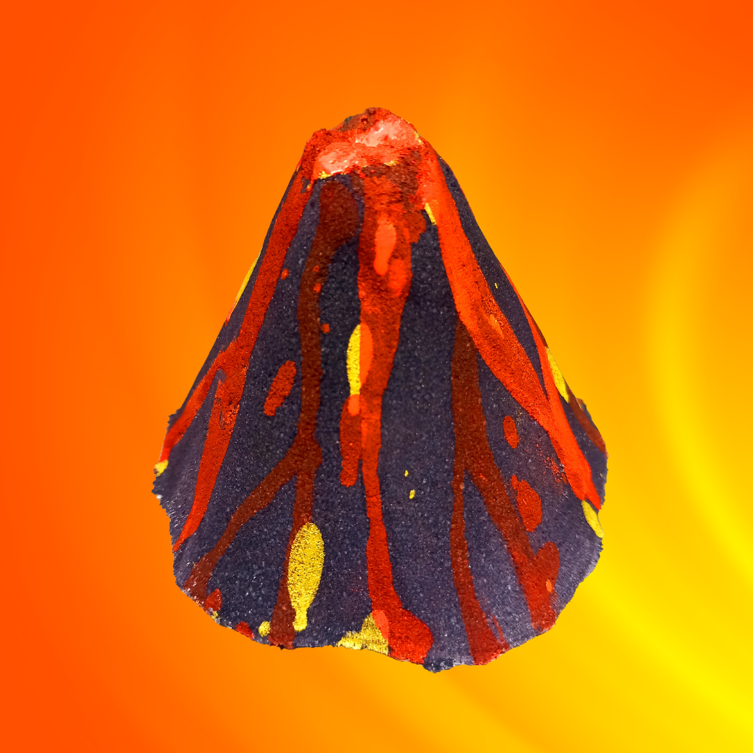 Erupting Volcano- Bath Bomb
