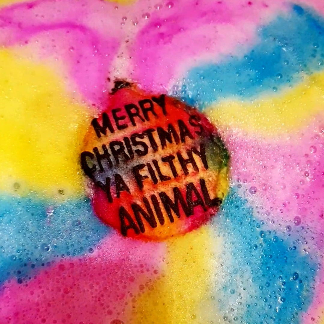 Merry Christmas Ya Filthy Animal Bath Bomb- x5