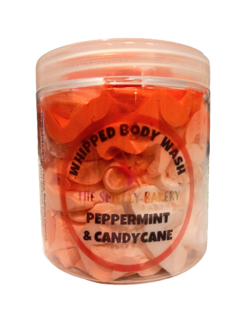Whipped Body Wash- Peppermint Candy Cane