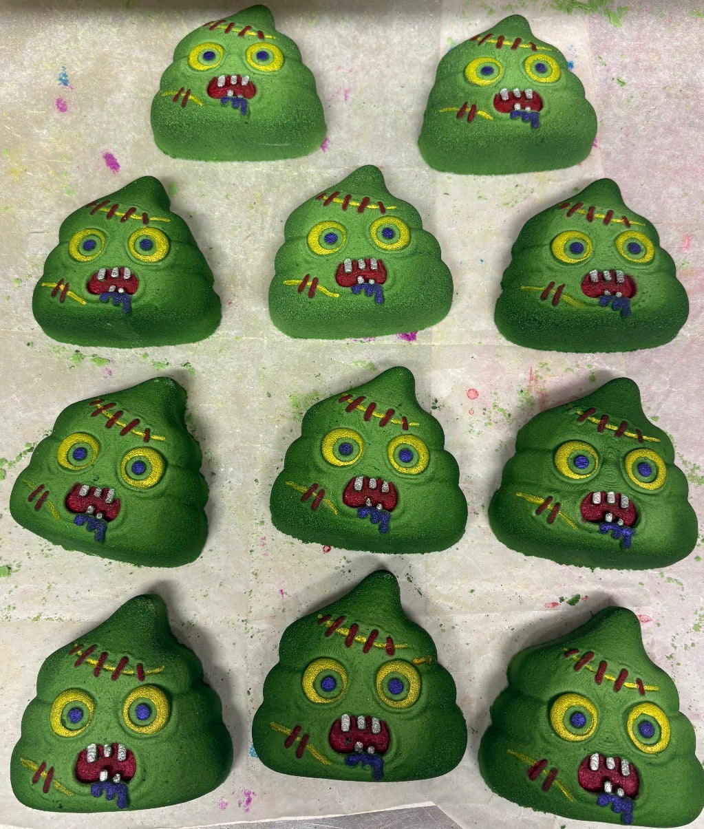 Zombie Poo Zach Bath Bomb-x5