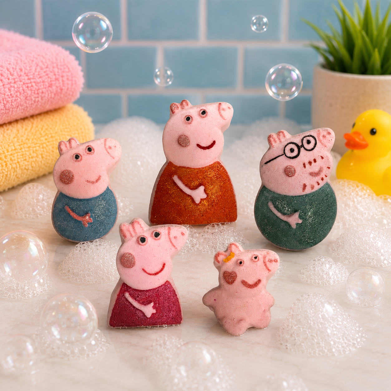 The Pig Family- Bath Bomb