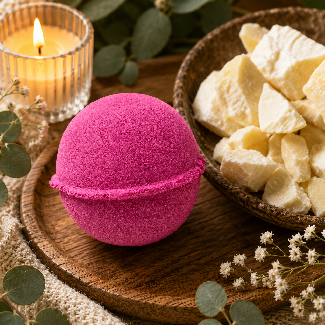 Large Cocoa Butter Bath Bombs- Buy 2 Get 1 Free