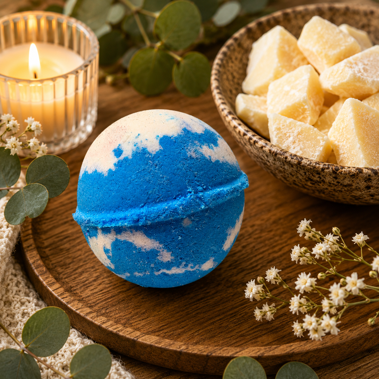 Large Cocoa Butter Bath Bombs- Buy 2 Get 1 Free