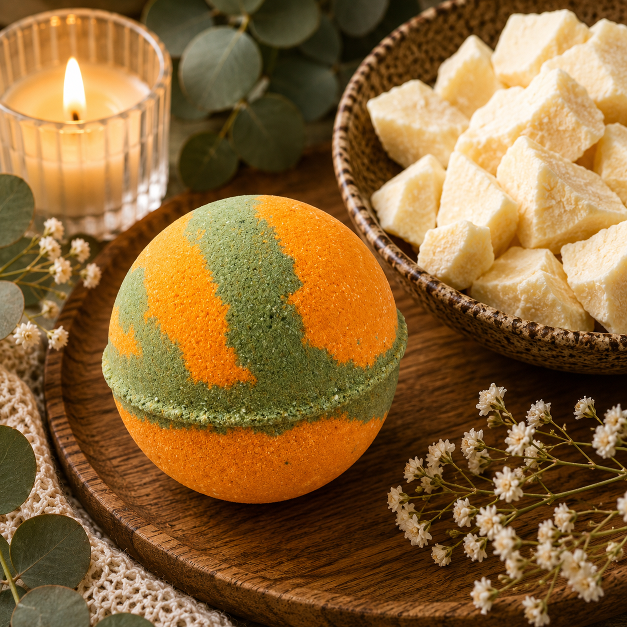 Large Cocoa Butter Bath Bombs- Buy 2 Get 1 Free
