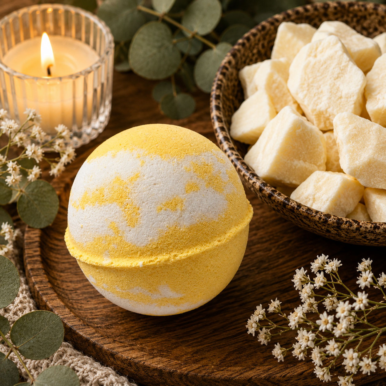 Large Cocoa Butter Bath Bombs- Buy 2 Get 1 Free