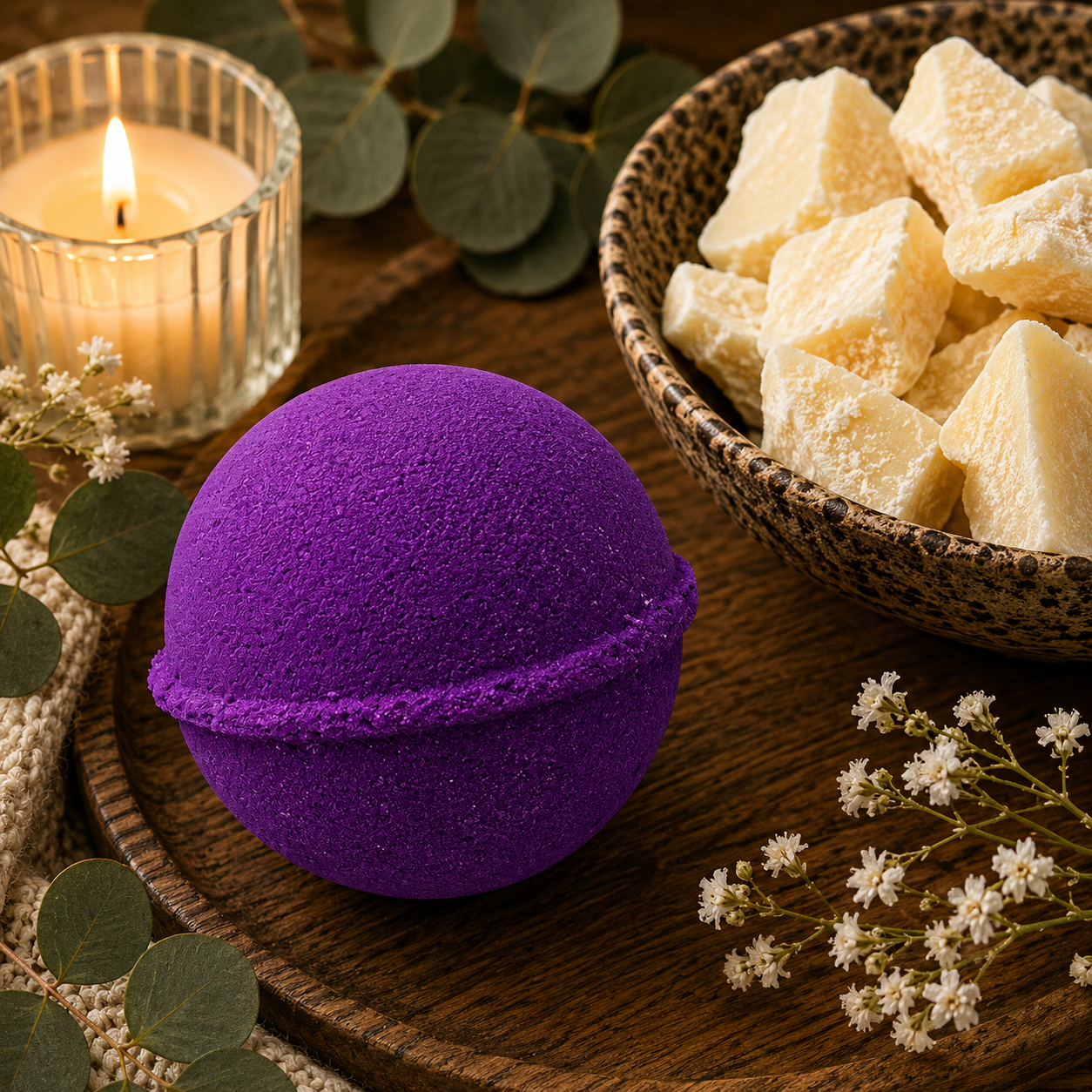 Large Cocoa Butter Bath Bombs- Buy 2 Get 1 Free
