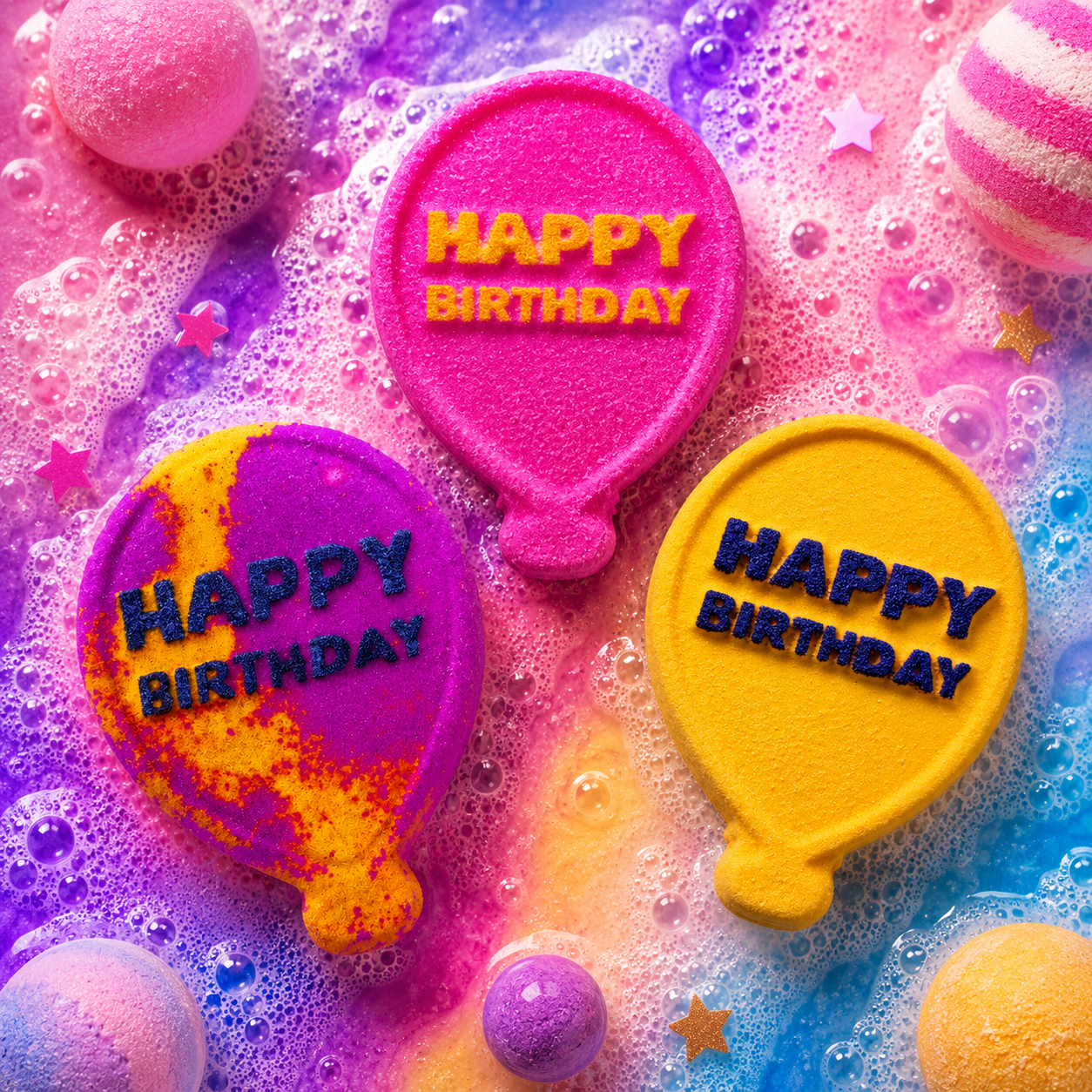 Happy Birthday Balloon- Bath Bomb