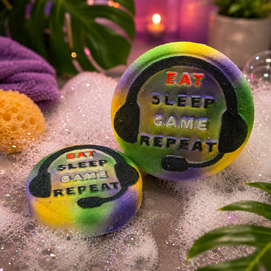 Eat Sleep Game Repeat- Bath Bomb