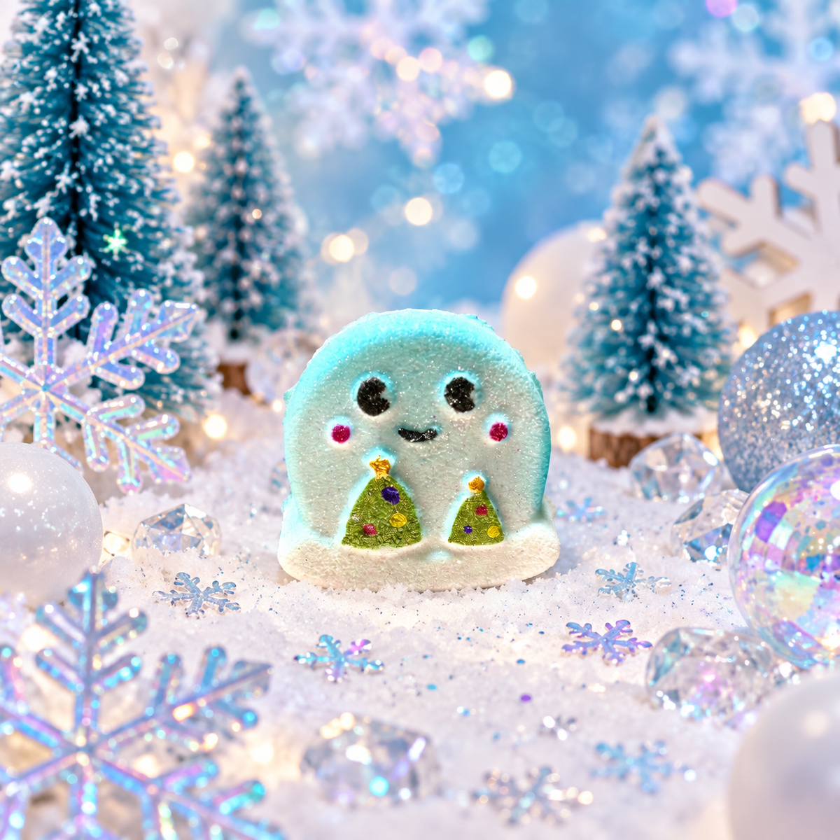 Mini Christmas Bath Bombs- x10