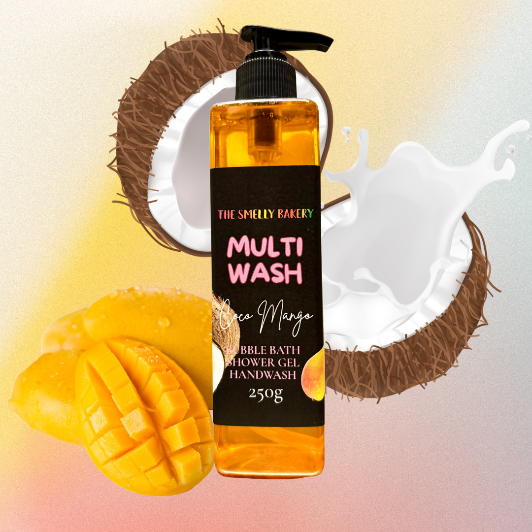 Multiwash 3 in 1- Shower Gel Hand Wash Bubble Bath