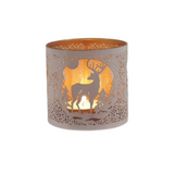 Tealight Wax Melter and Candle Holder - White Stag
