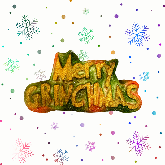 Merry Grinchmas- Bath Bomb (Delivery In December)