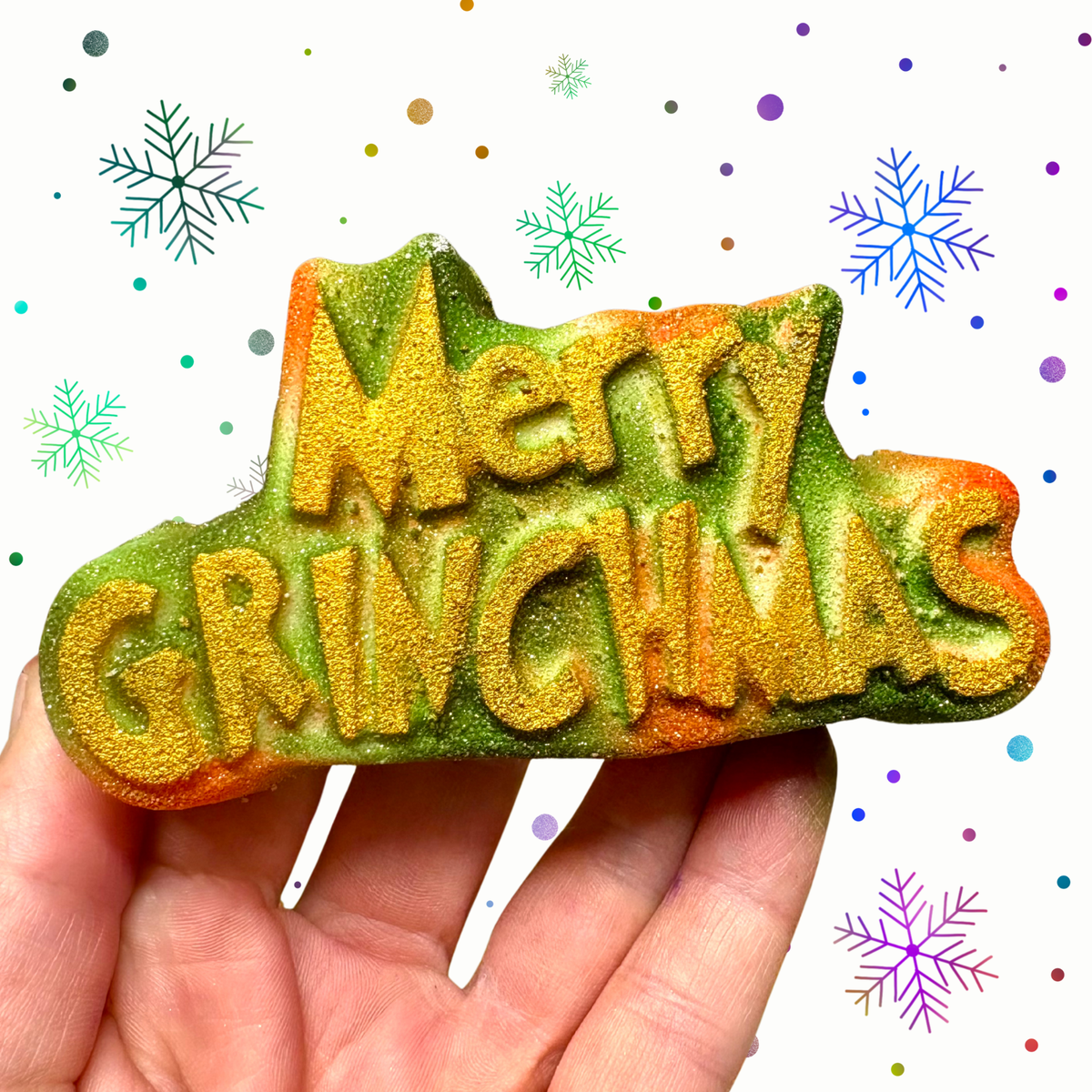 Merry Grinchmas Bath Bomb- x5