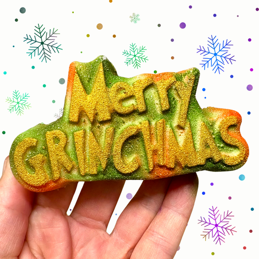 Merry Grinchmas Bath Bomb- x5