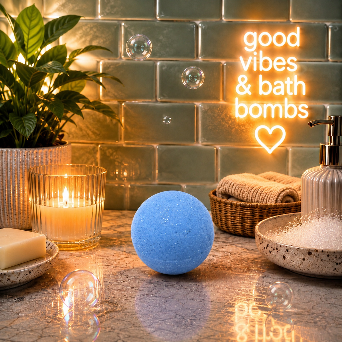 Mini Round- Bath Bombs x10