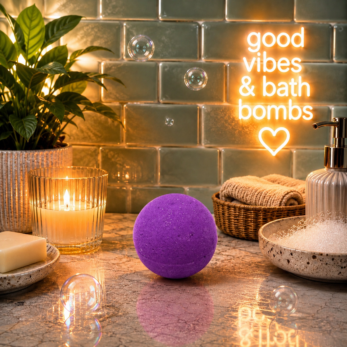 Mini Round- Bath Bombs x10