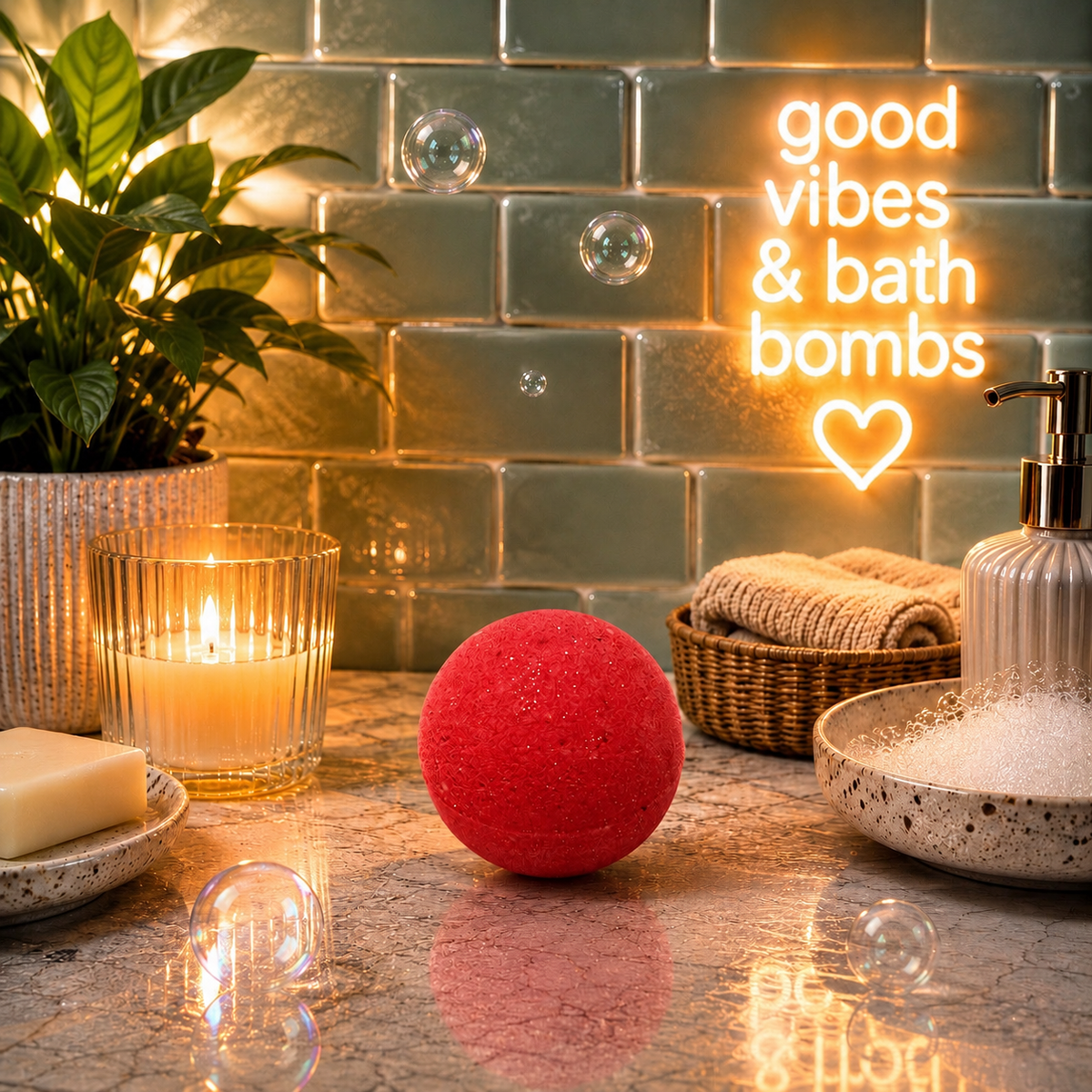 Mini Round- Bath Bombs x10