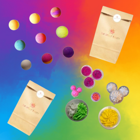 Party Bags for kids plastic free bath bombs