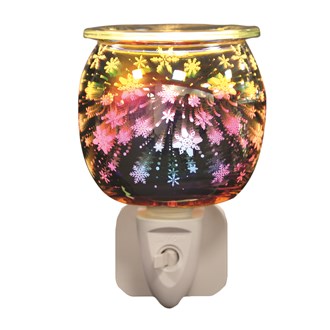 3D Snowflake- Plug In Wax Burner