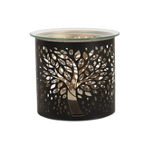 Tealight Wax Melter and Candle Holder - Black Tree of Life