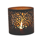 Tealight Wax Melter and Candle Holder - Black Tree of Life