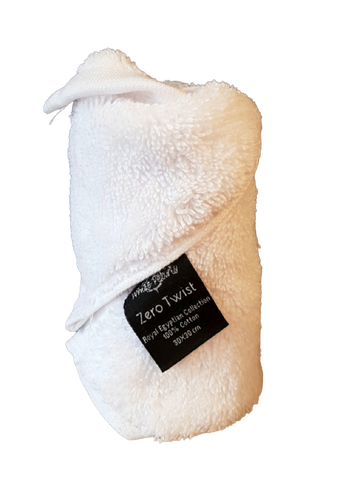 Luxury Egyptian Cotton Face Cloth- White
